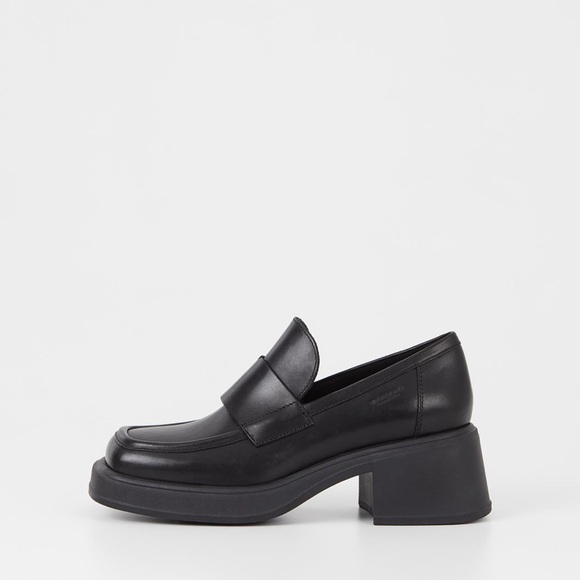 NEW VAGABOND DORAH BLACK LOAFERS 40 10 - Picture 2 of 14